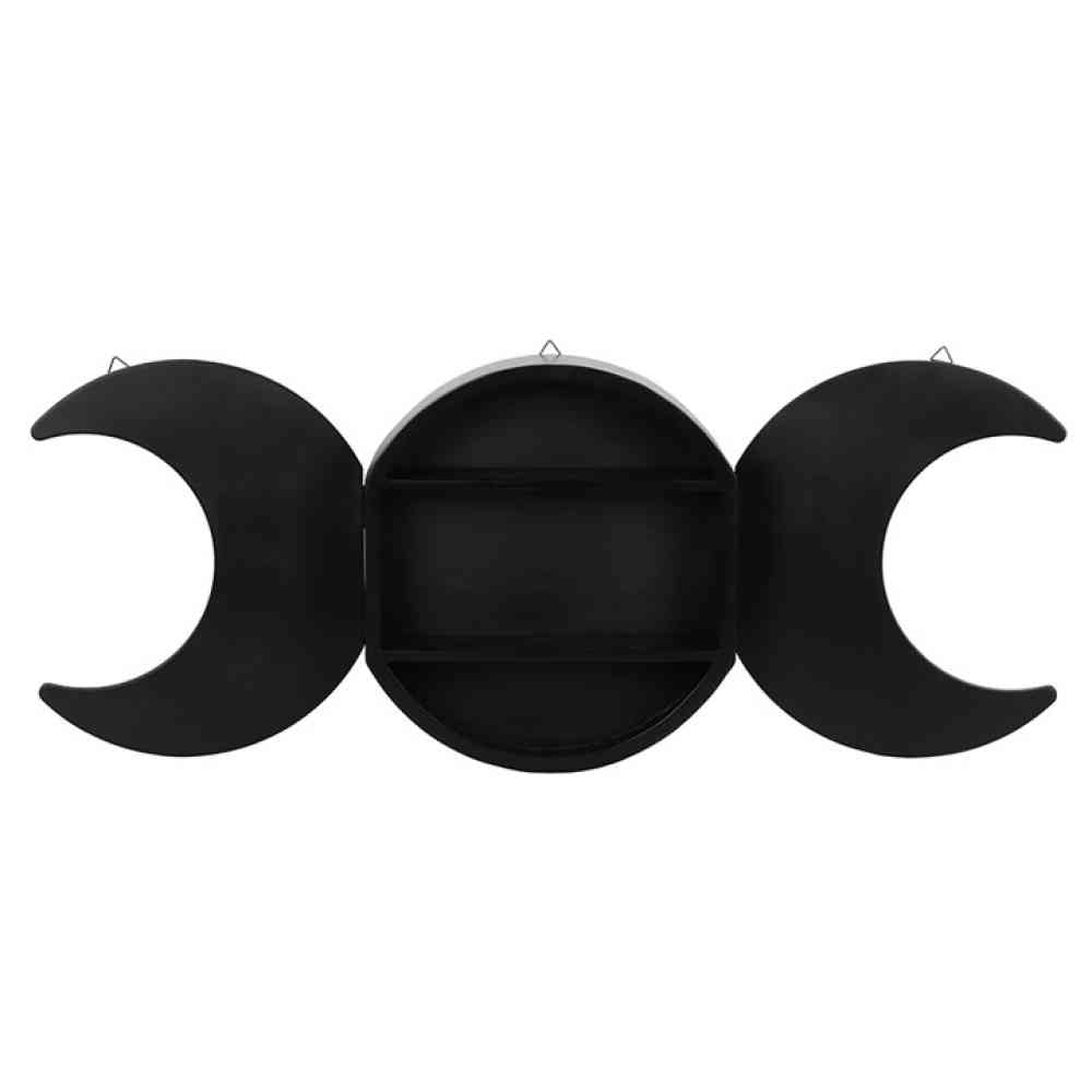 Something Different - Triple Moon Vitrinekastje/Display plank - Zwart